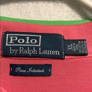 Men’s xl polo salmon pink polo shirt